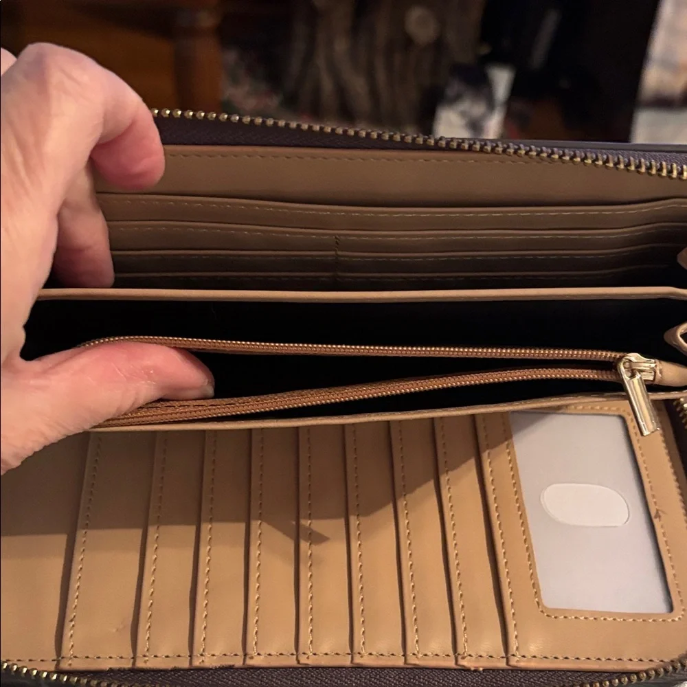 Gray Wristlet Clutch